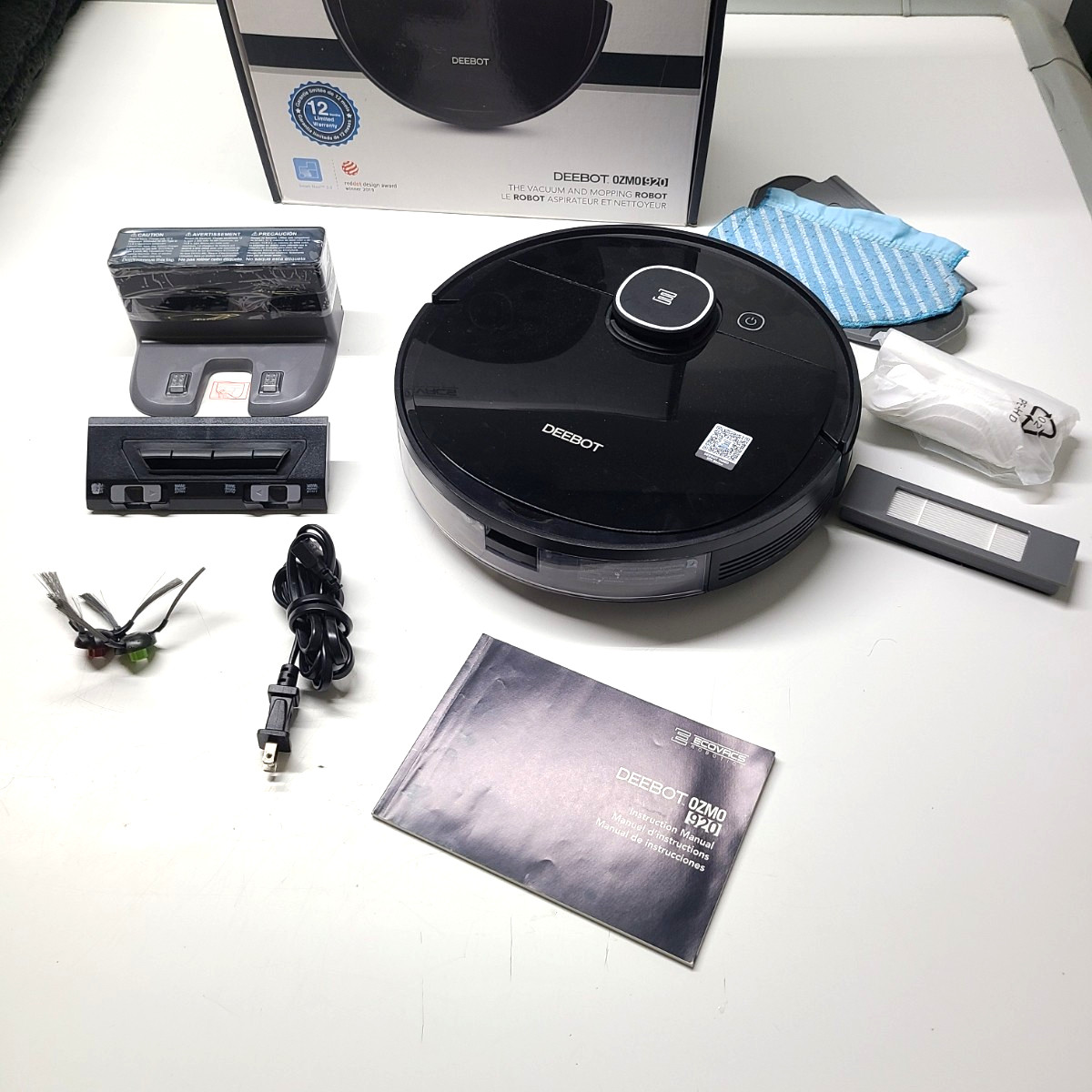 Ecovacs Deebot Ozmo 920 Mopping Robotic 2in1 Vacuum with Laser Navigation PARTS