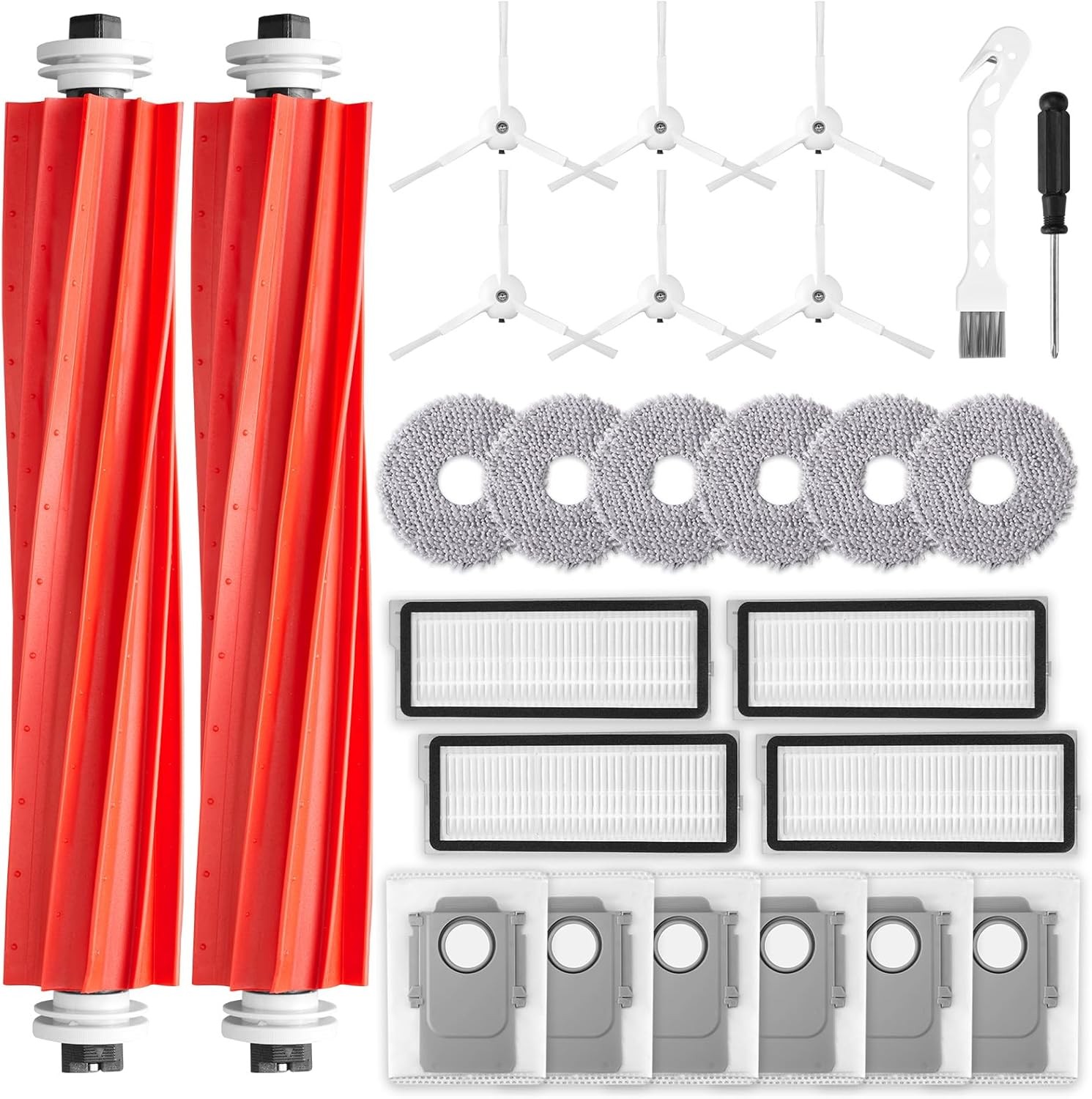 26 Pack Accessories for Roborock Qrevo S Qrevo Pro Qrevo Plus Qrevo Maxv Vacuum