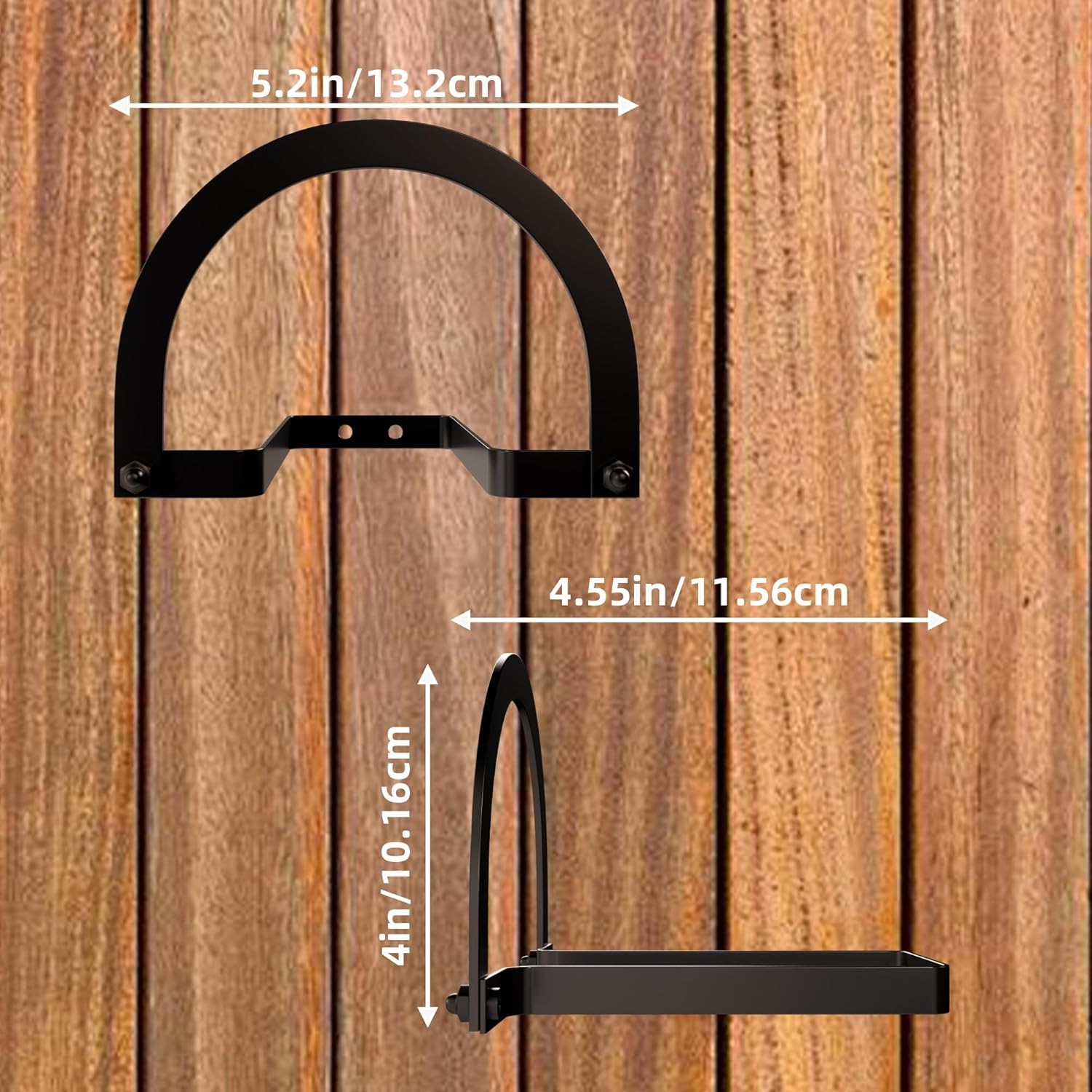 4 Pack Cowboy Hat Hooks Wall Mount Hat Rack Holder for Western Decor Display