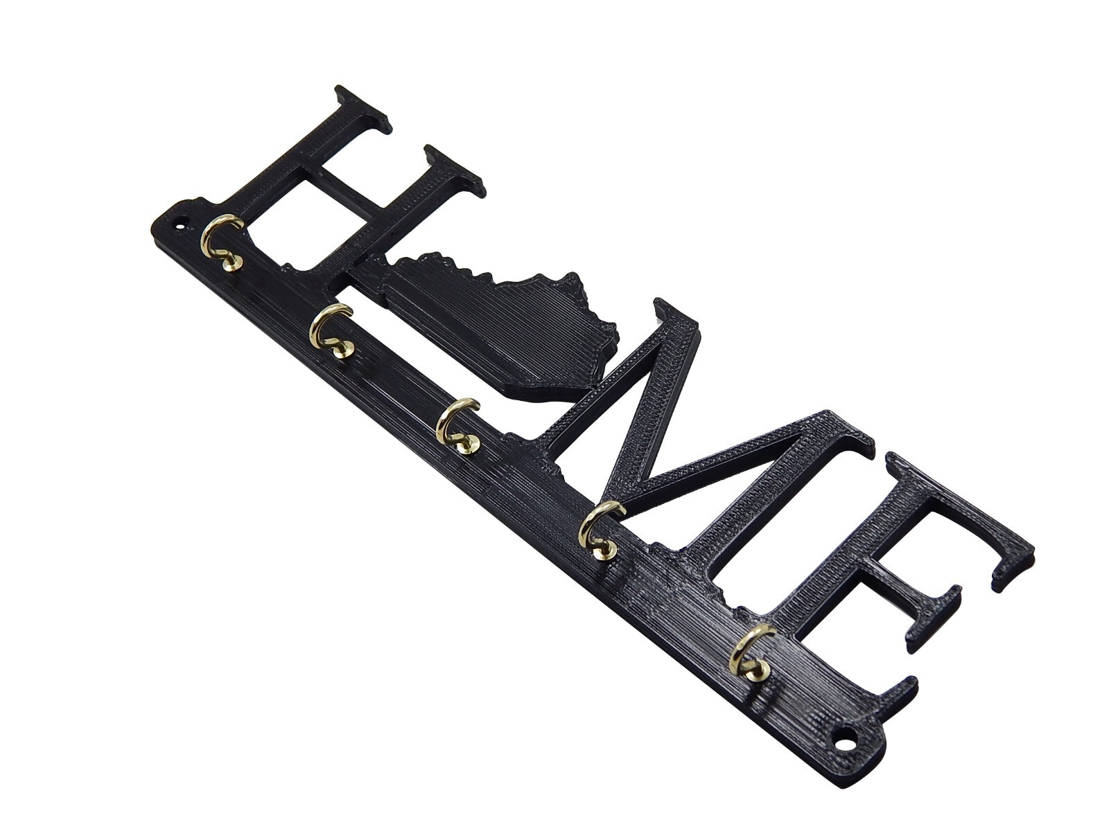 Kentucky Home State Shape Key Holder Hanger Rack Hooks Housewarming Wall Gift