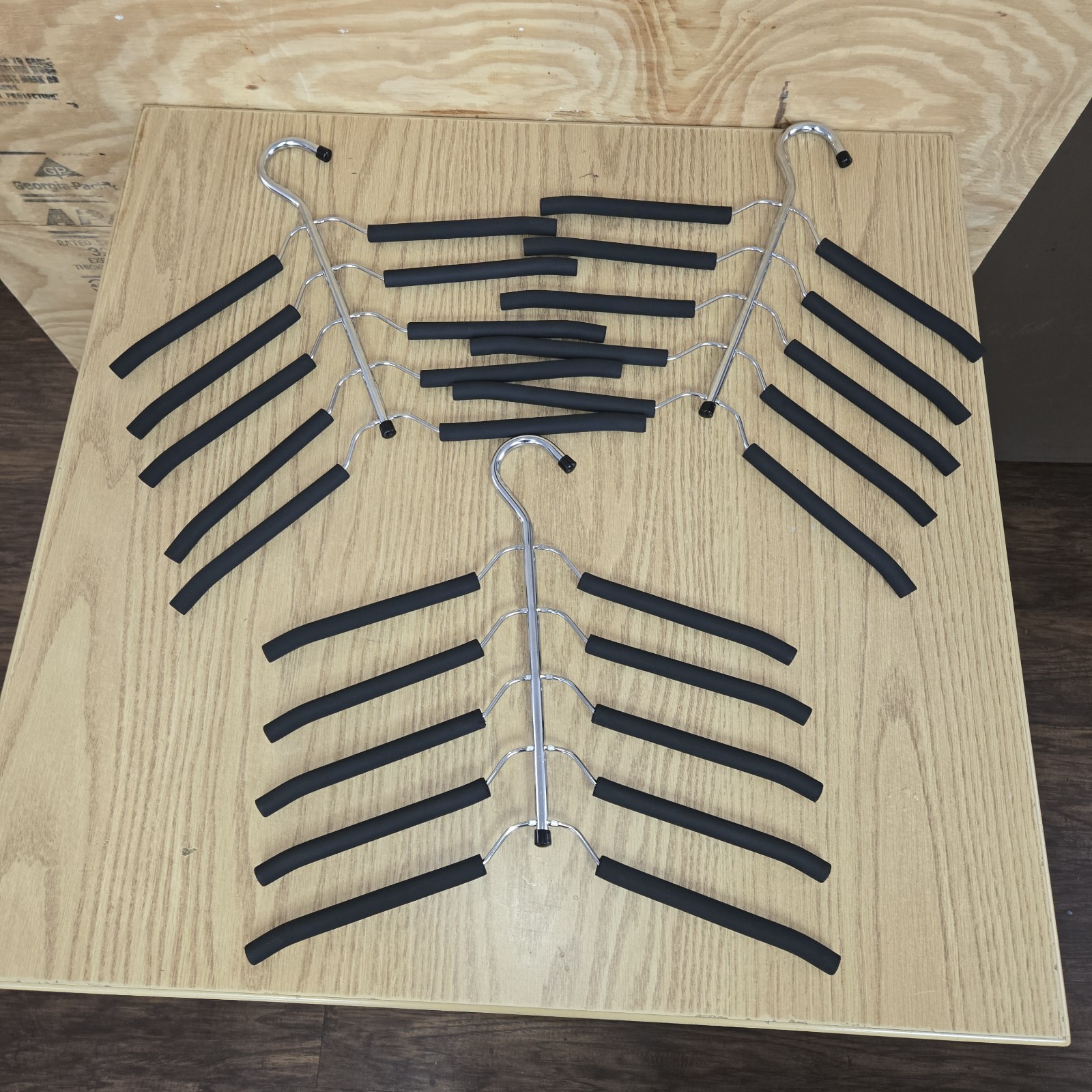 3 Pack 5-In-1 Multi-Layer Clothes Hanger Blouse Tree Shirt Hangers for Closet