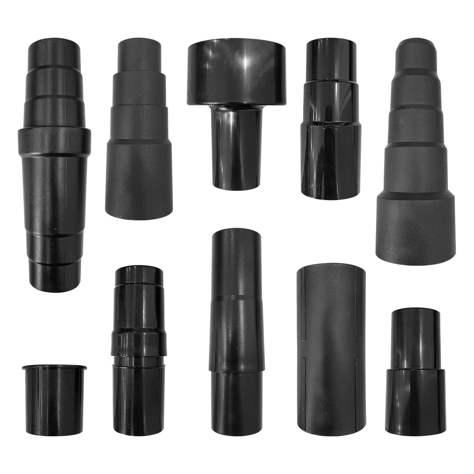 10 Pcs Universal Vac Vacuum Hose Adapter Reducer Attachment Set Converter, 1-…