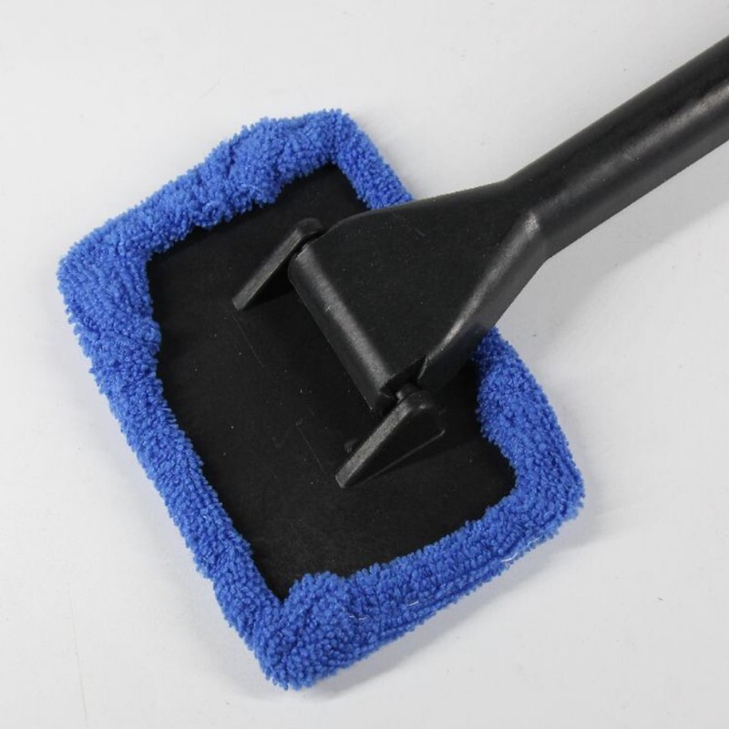 Cleaning Mop Car Dual-Use Dust Removal Defogging(Blue/Green) 2Pcs