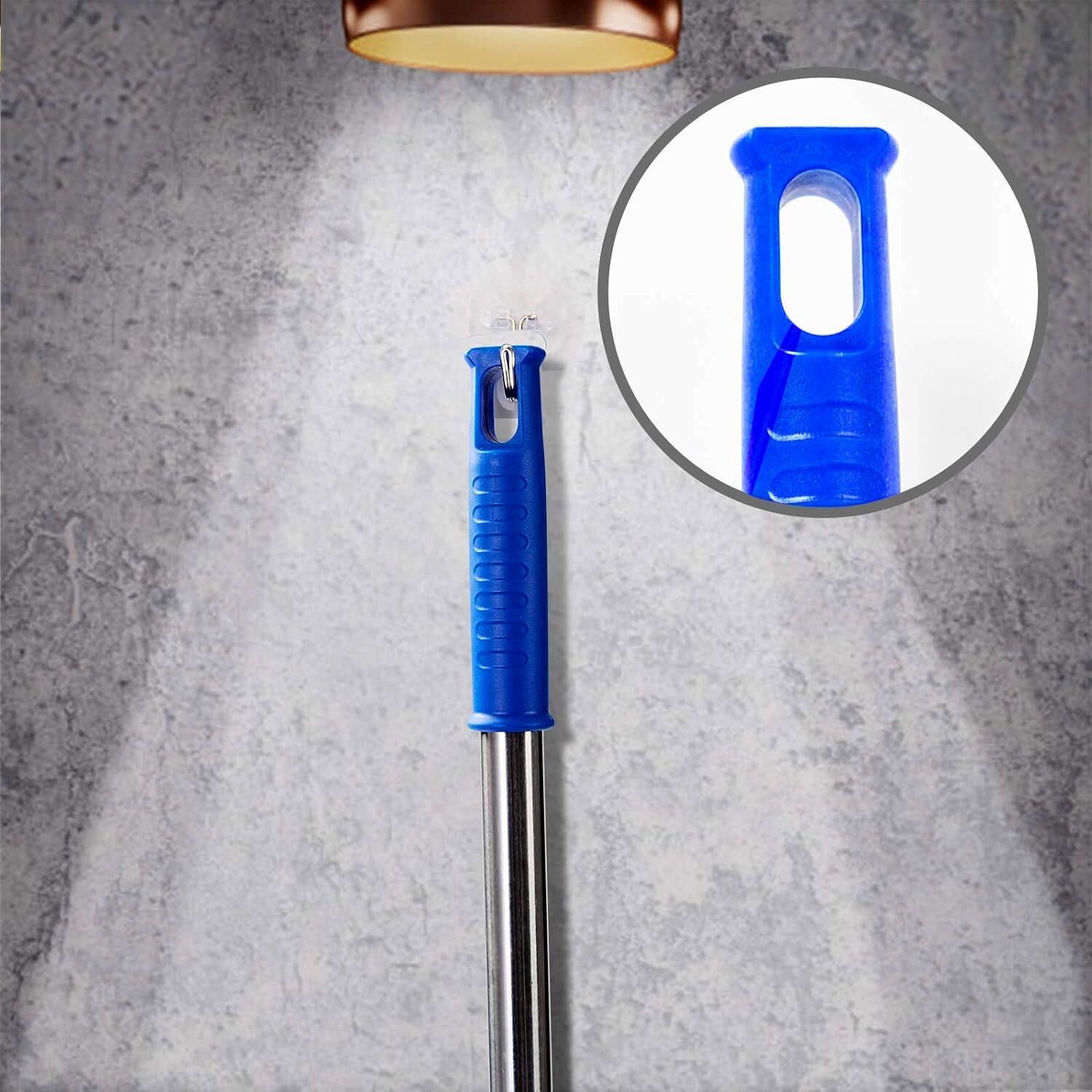 Microfiber Ceiling Fan Duster/Cobweb Cleaner Brush Kit Telescopic Extension Pole