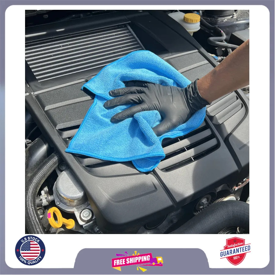 Auto Drive Multipurpose Microfiber Towels 12 x 16 Inch 100 Pack Cleaning Cloths
