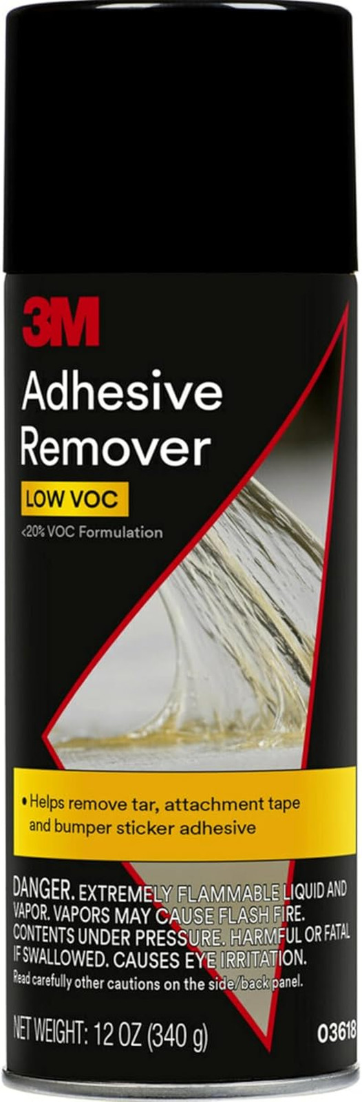 3M Adhesive Remover, 12 Oz., Quickly Remove Adhesive, Attachment Tape, Tar, Wax