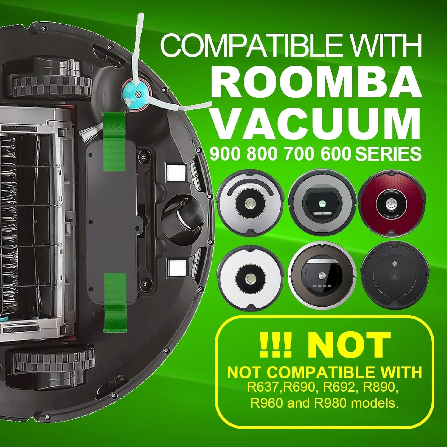 6.0Ah 14.4V Li-Ion Battery for iRobot Roomba 960 860 895 890 860 695 680 690 675
