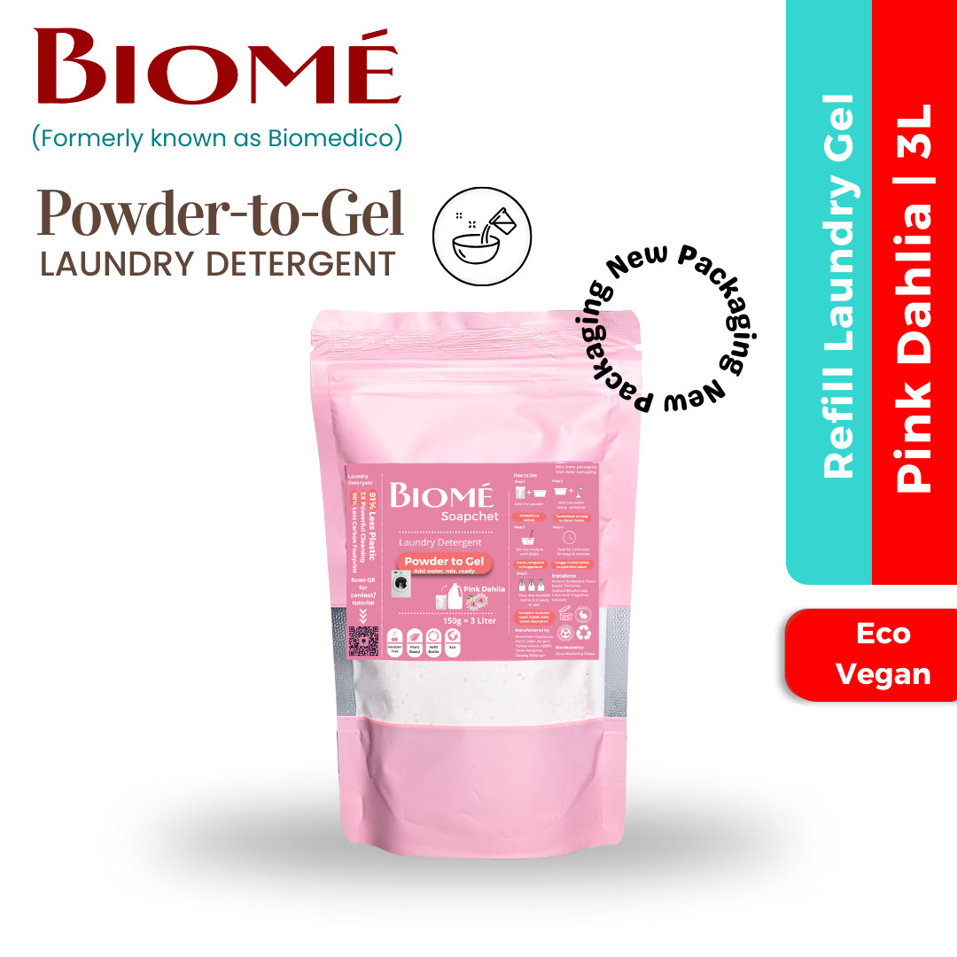 [8 Pack] MALAYSIA Powder-to-Gel Laundry Detergent Soap 150g – 3L [Free Shipping]