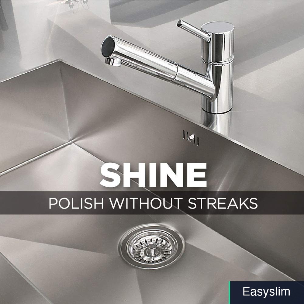 Stainless Steel Sink & Cookware Cleaner and Polish 8 oz Non-Abrasive