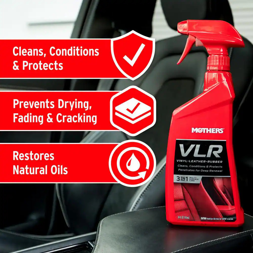 24 Oz. VLR Vinyl, Leather and Rubber Care Cleaner and Protectant Spray