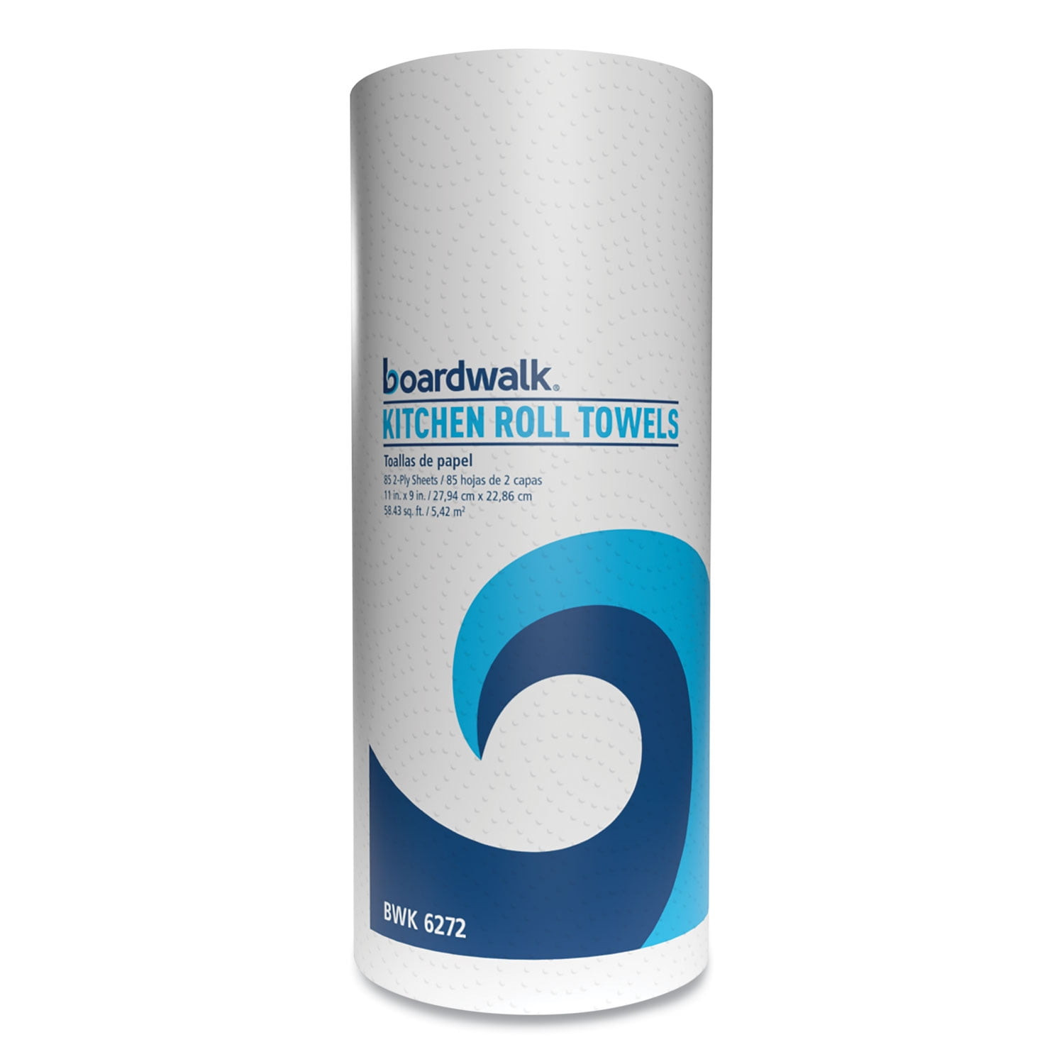 Boardwalk Kitchen Roll Towel, 30 Rolls/Carton, 85 Sheets/Roll 2-ply 11 x 9 White