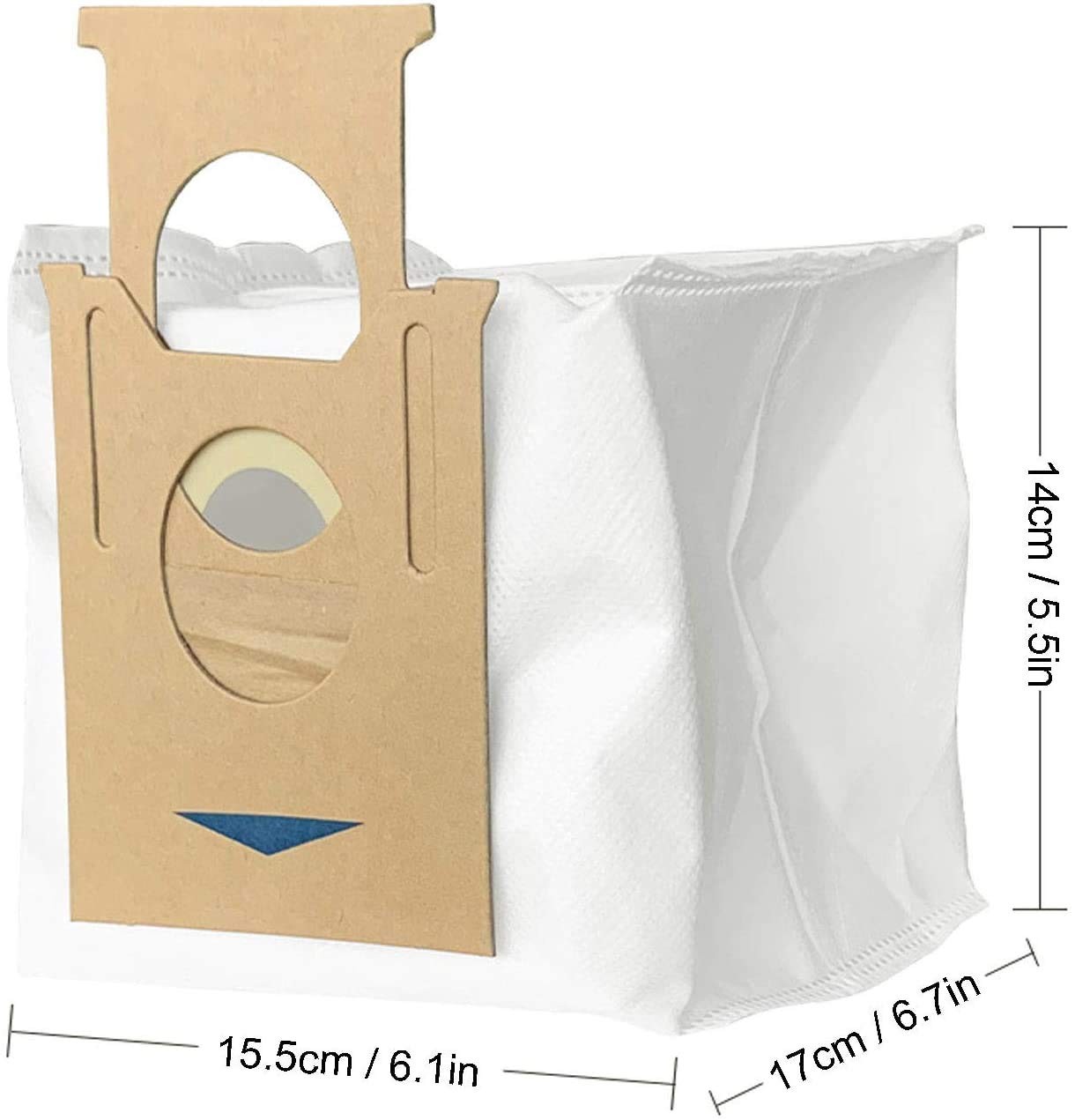 12 Pack Replacement Vacuum Filter Bags for Yeedi K781+, Ecovacs DEEBOT OZMO T8 A