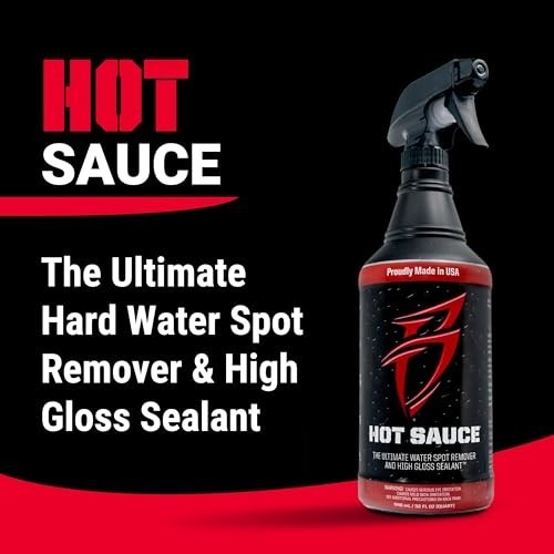 Hard Water Spot Remover 32 oz Spray Boat RV Auto Fiberglass Wax Sealant Gloss