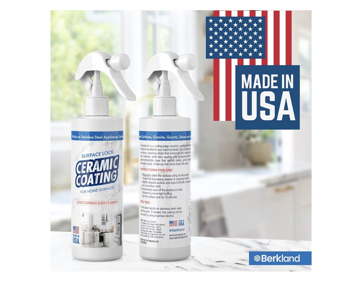 Berkland Surface Lock Ceramic Coating. Multi-Surface Home $28 value.