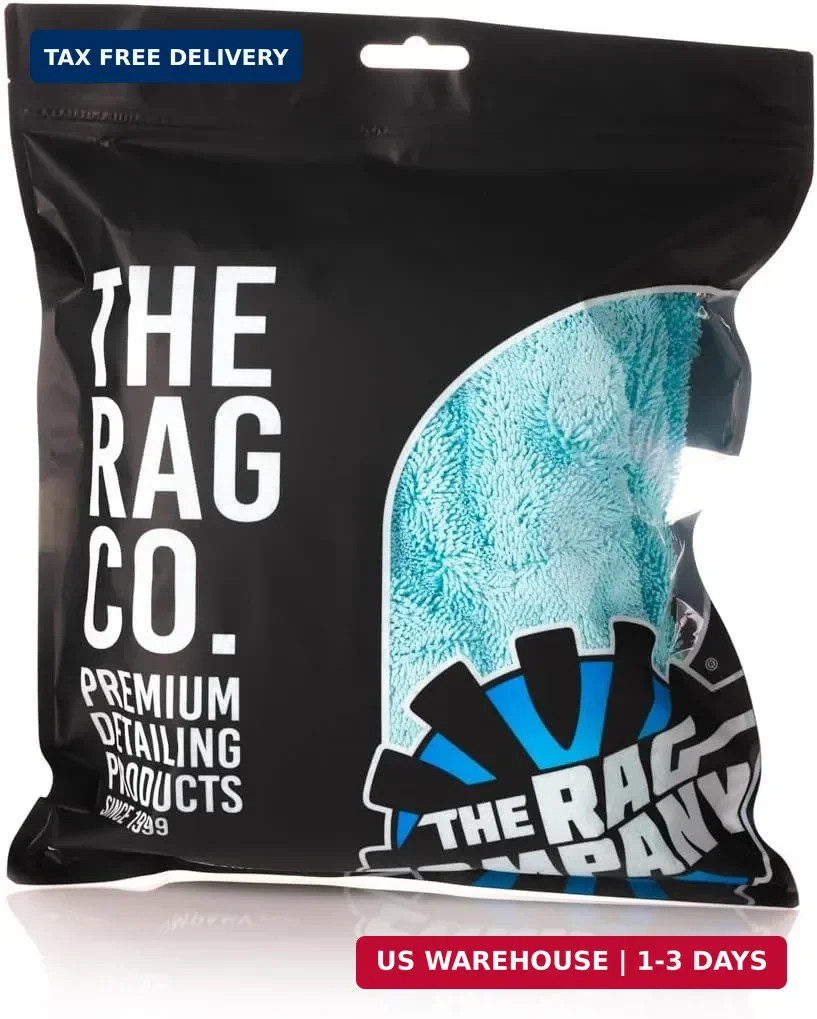 The Rag Company, The Liquid8r, Absorbent 70/30 Blend Microfiber Drying Towel for