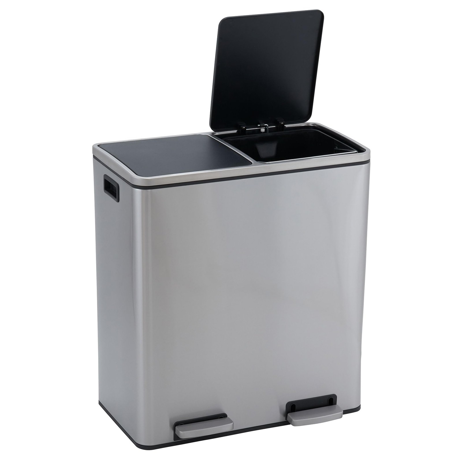 Design Trend Household Essentials Dual Compartment Trash Can 30 Liter / 8