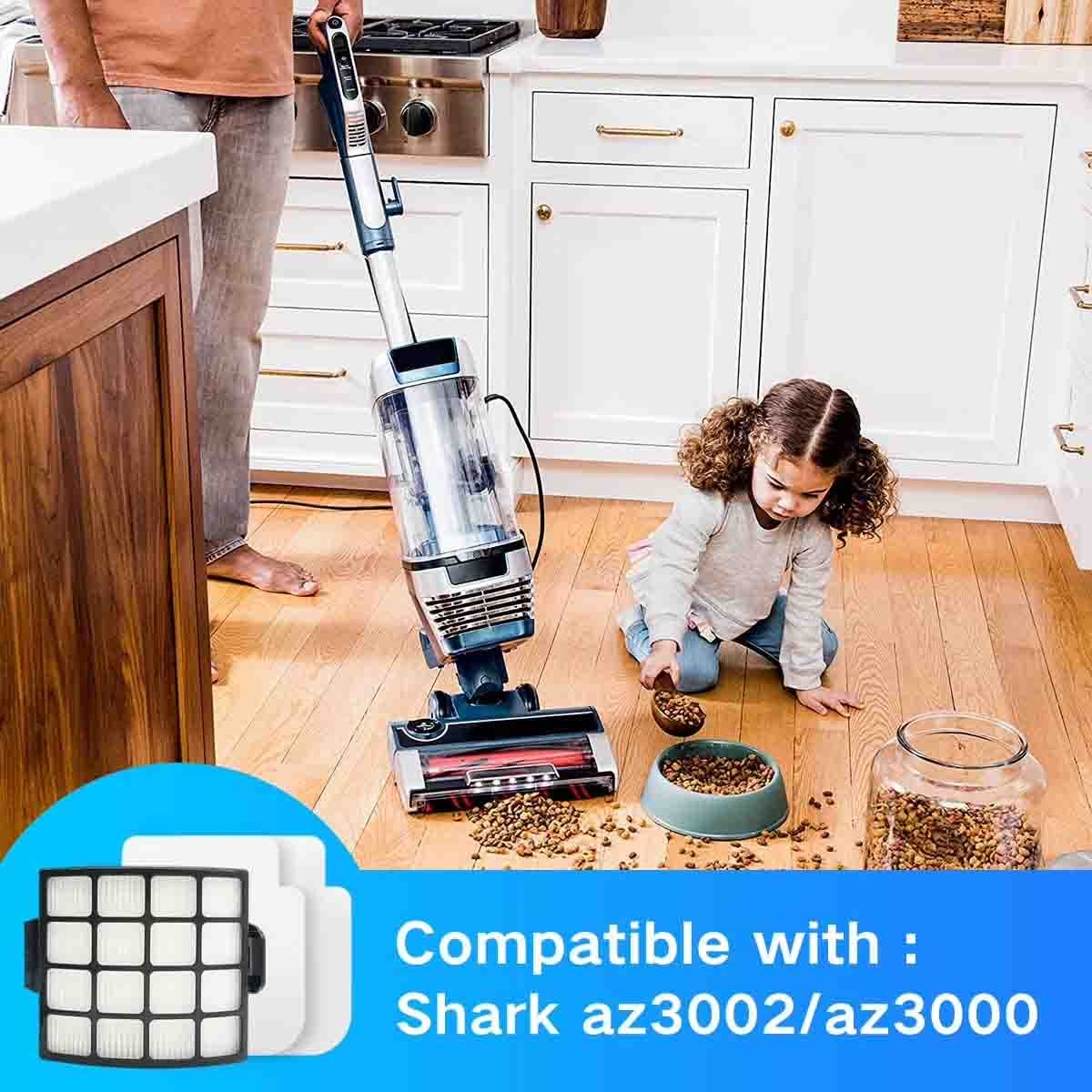 AZ3000 Vacuum Filter Kit and Odor Kit with For Shark Stratos Upright Vac.
