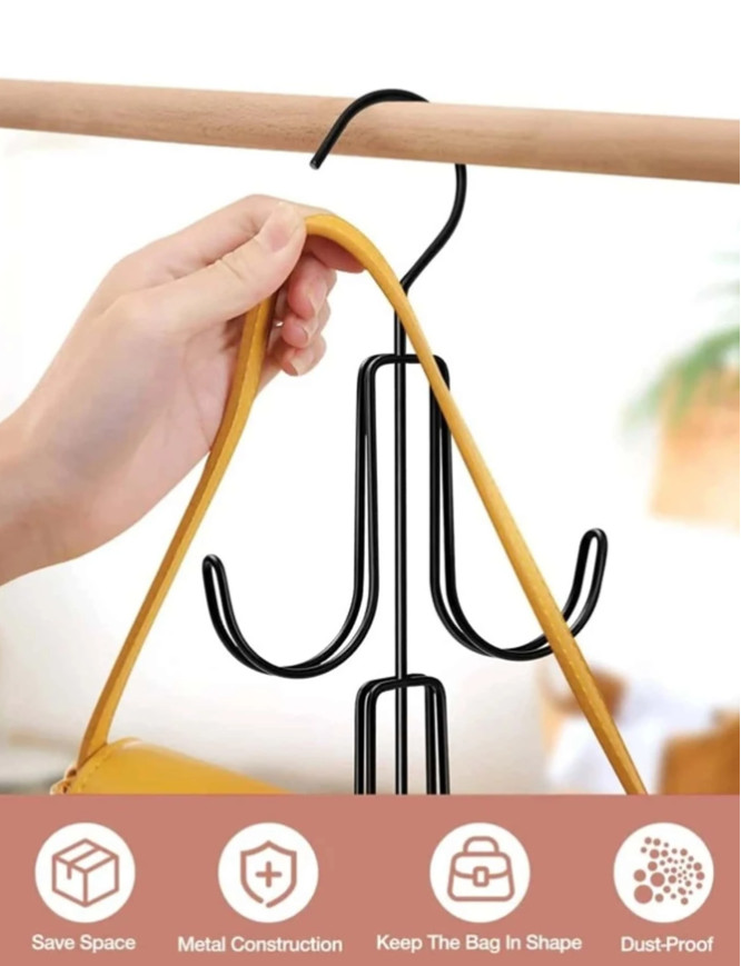 1 pc Multifunctional Hanging Organizer Hook for Bags, Belts & Accessories
