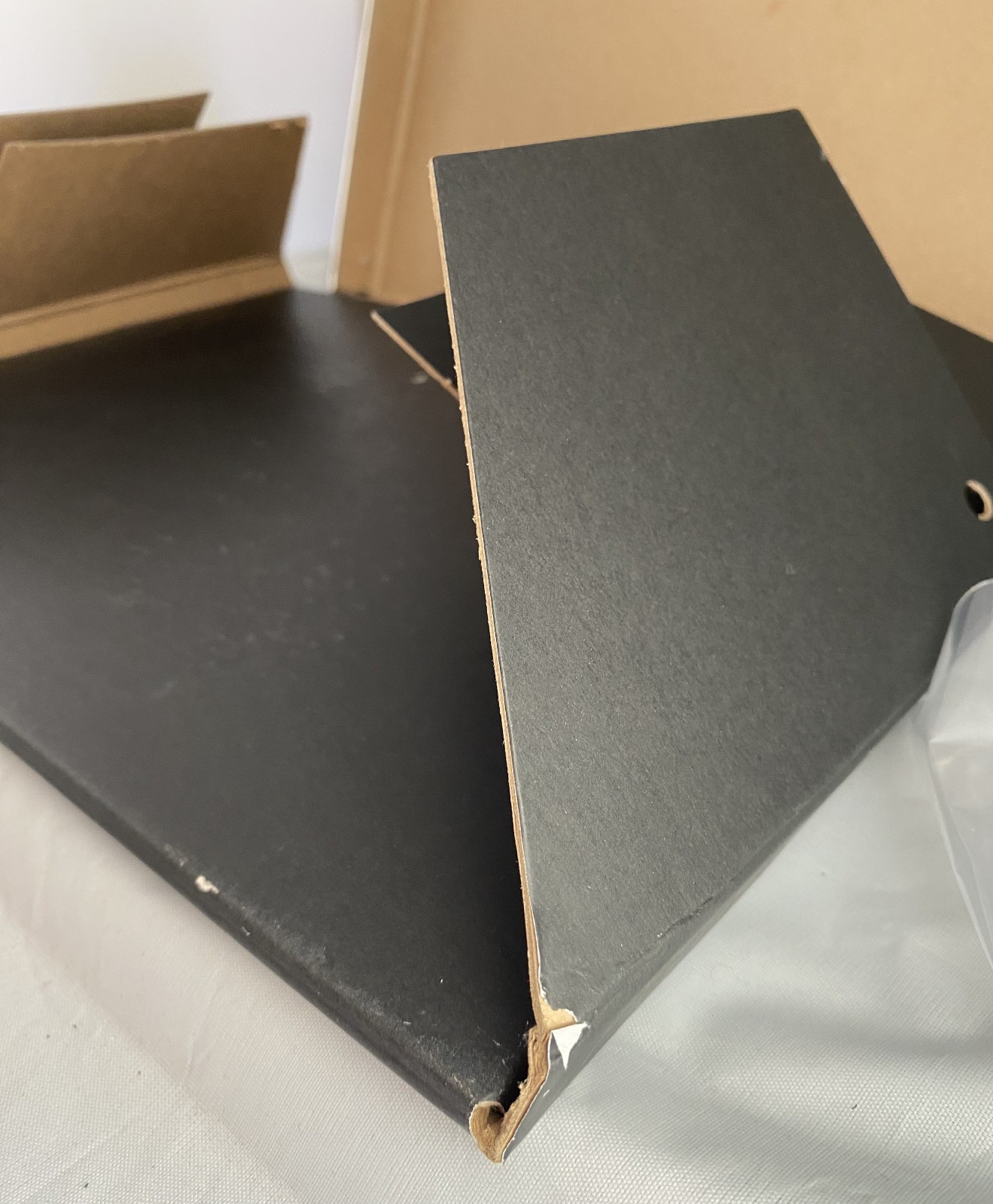 Ikea Kassett Single Large Storage Box Black 33x25x17 CM 13x10x6 7/8 IN Used