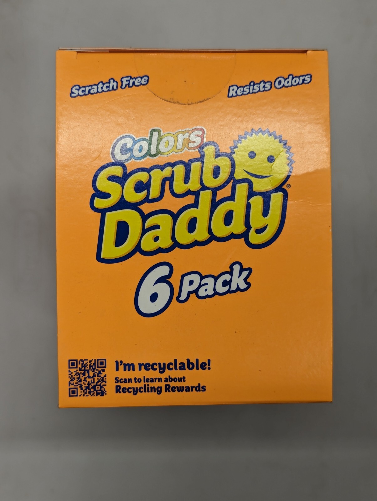 Scrub Daddy Assorted Colors – 7 Piece (6 Sponges, 1 Daddy Caddy)