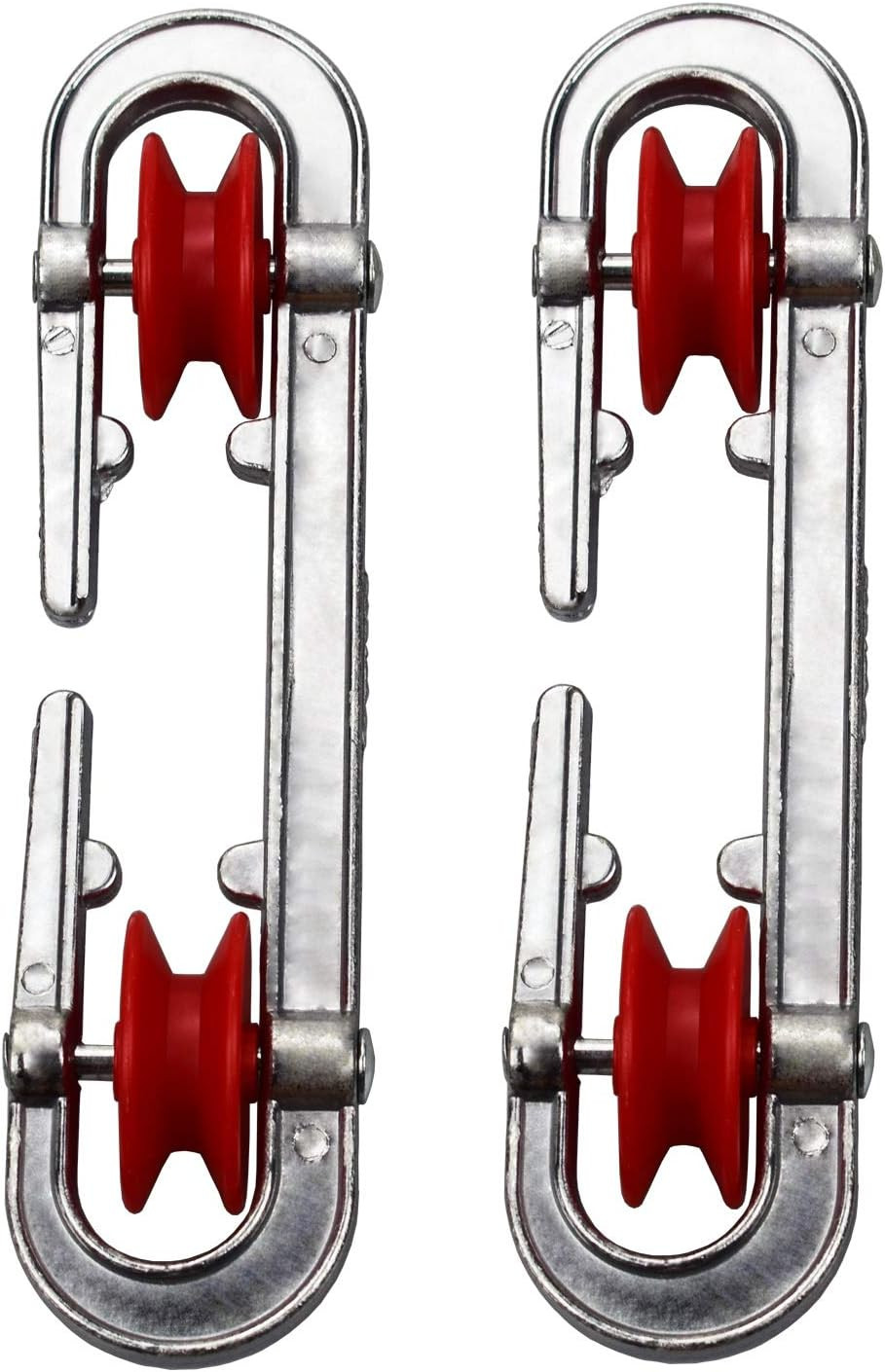 Plastic Aluminum Clothesline Separator Spreader Pulley for Long Clothesline and