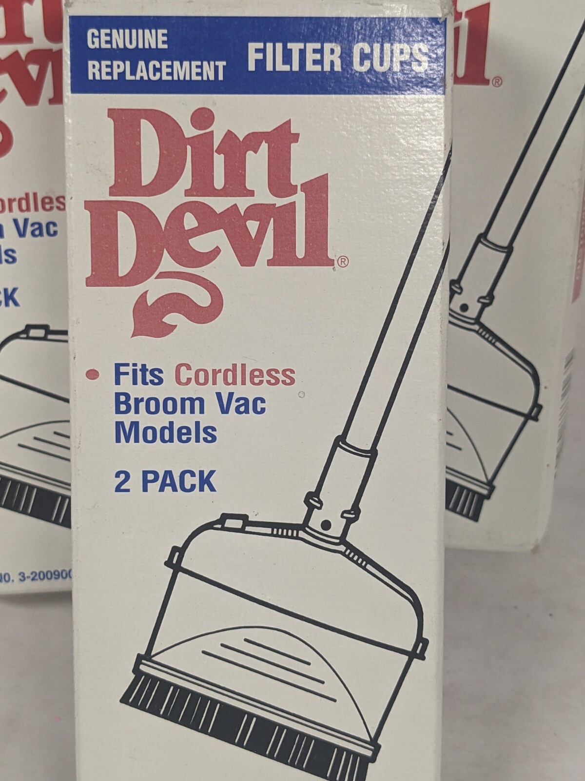 Dirt Devil Cordless Broom Vacuum Filter Cups 3-200900-001, Five Boxes 2 Each