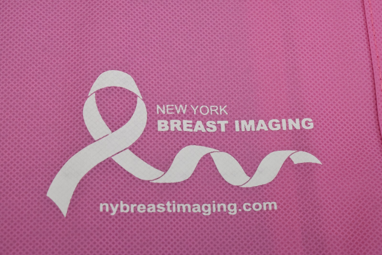 Pink Reusable Tote Bag 39 x 34 x 50cm P273947 Breast Imaging Imprint 125 Pack