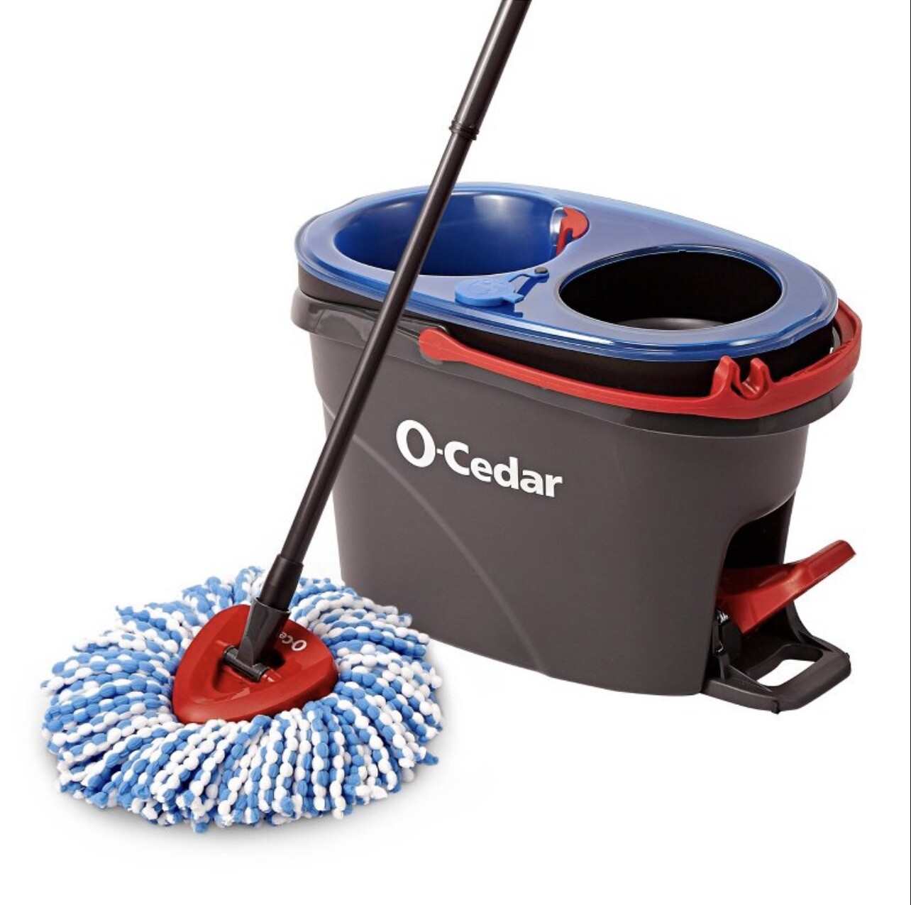 O-Cedar EasyWring RinseClean Microfiber Spin Mop & Bucket Floor Cleaning System