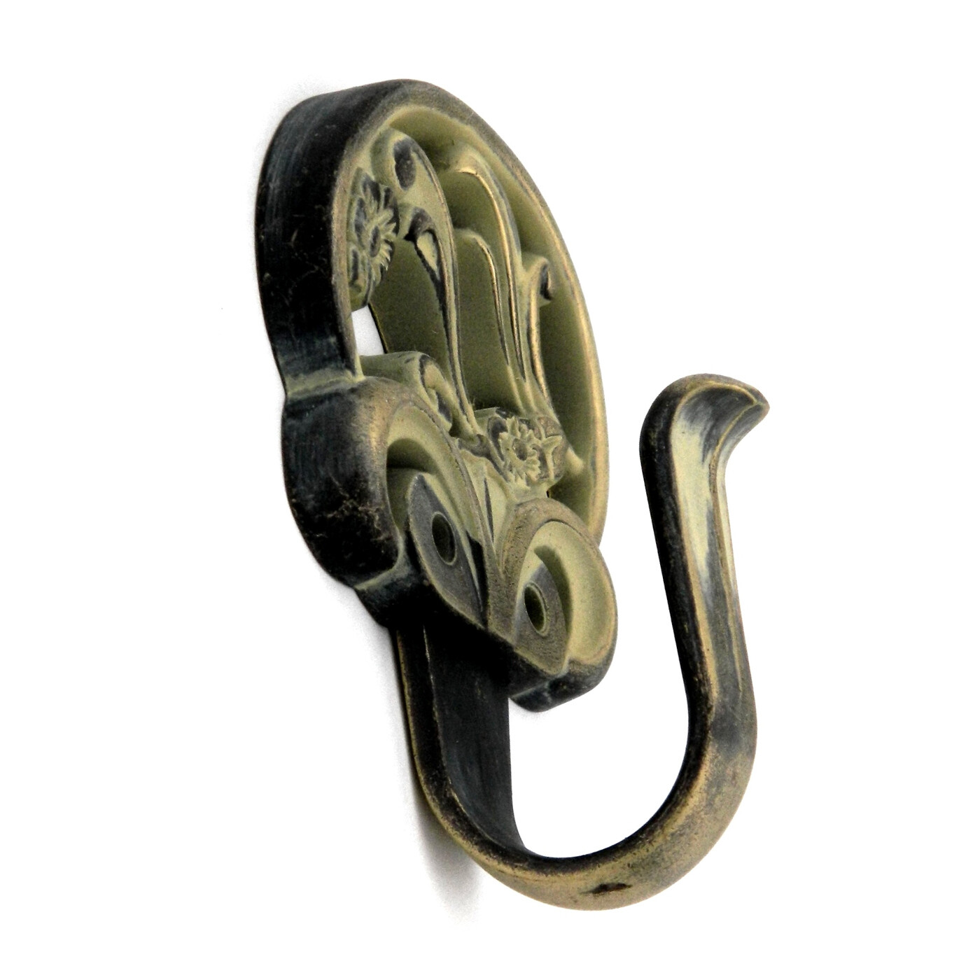 Hickory Hardware Blonde Antique Art Nouveau Coat Hat Robe Hook P2134-BOA