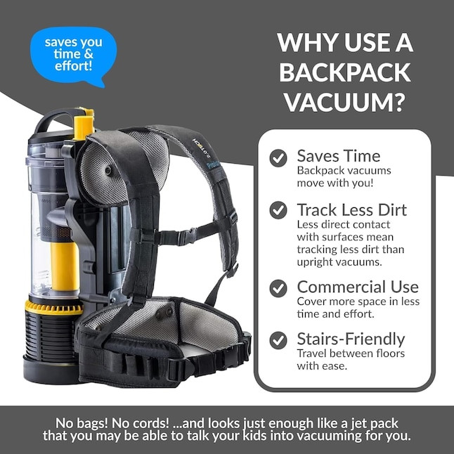 Prolux Pet Bagless Backpack Vacuum Cleaner HEPA Commercial Residential – Sale