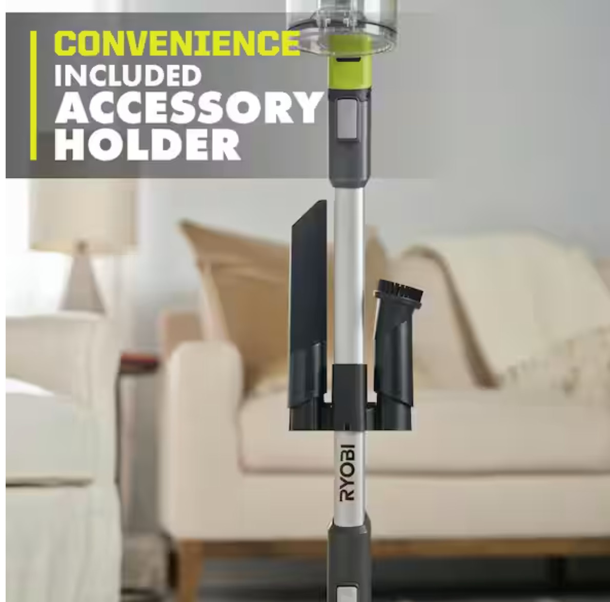 RYOBI ONE+ 18V Cordless Stick Vacuum Kit PCL720K 4Ah Battery Charger NEW