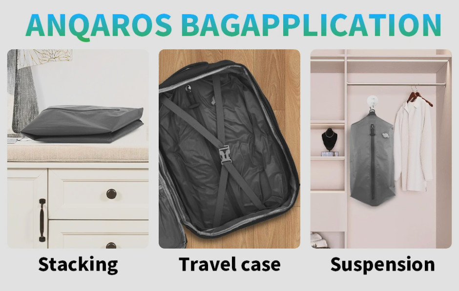 Vacuum Compression Travel Bag with Electric Air Pump Waterproof Storage Bag