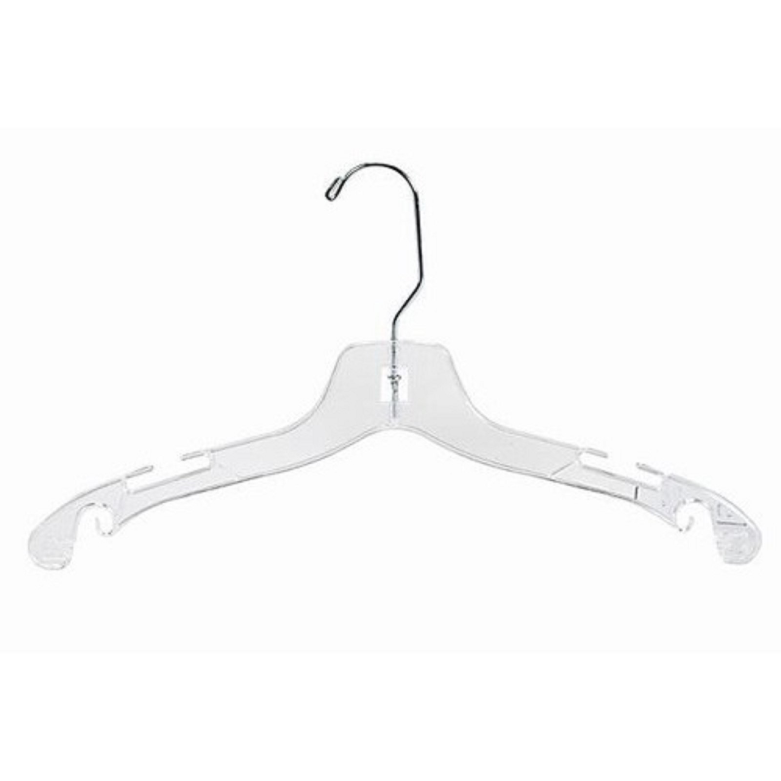 Only Hangers Children’s Clear Plastic Shirt Hanger 14″ (pack of 25)