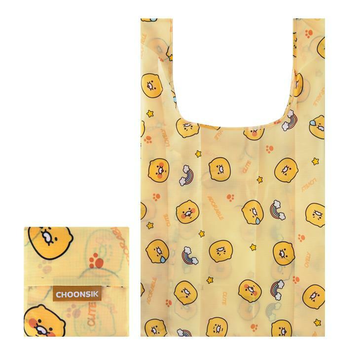 KAKAO FRIENDS CHOONSIK Folding Shopping Bags Resuable