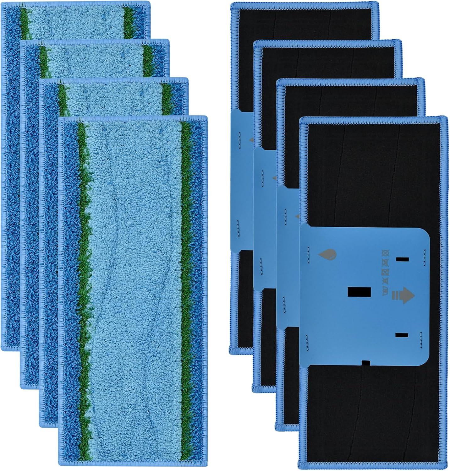 8 Pack Mop Pads for Irobot Braava Jet M6 (6110) (6012) (6112) (6113) Ultimate