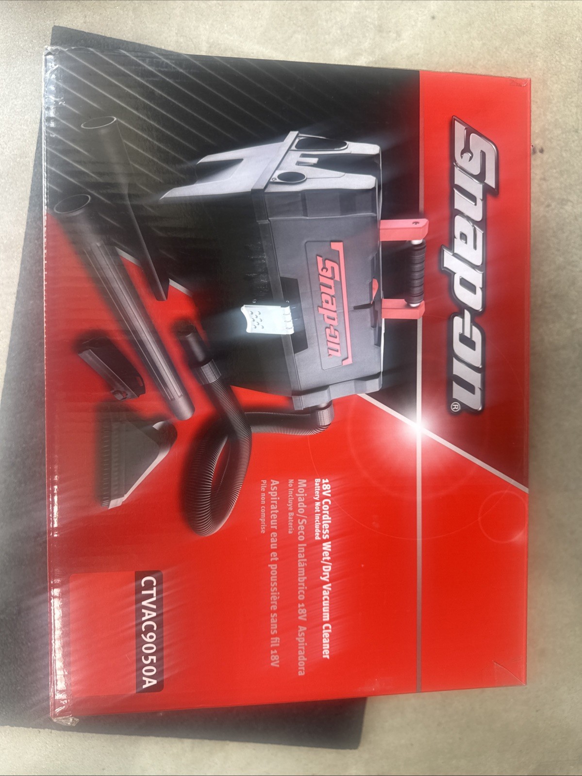 For Snap On CTVAC9050A 18V Cordless Wet/Dry Black Vacuum TOOL ONLY NO BATTERY