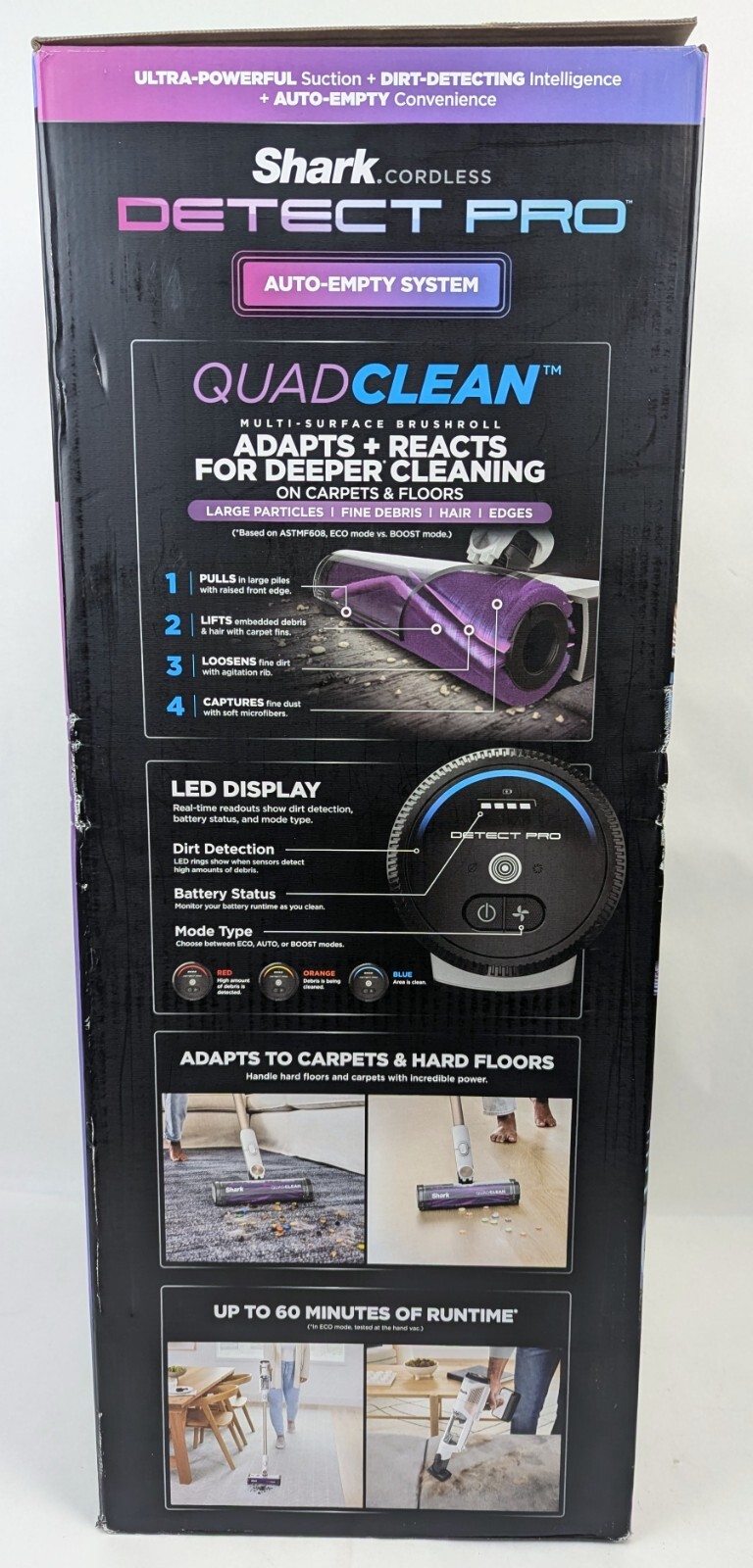 Shark Cordless DETECT PRO Auto-Empty System Stick Vacuum IW3511 White BRAND NEW