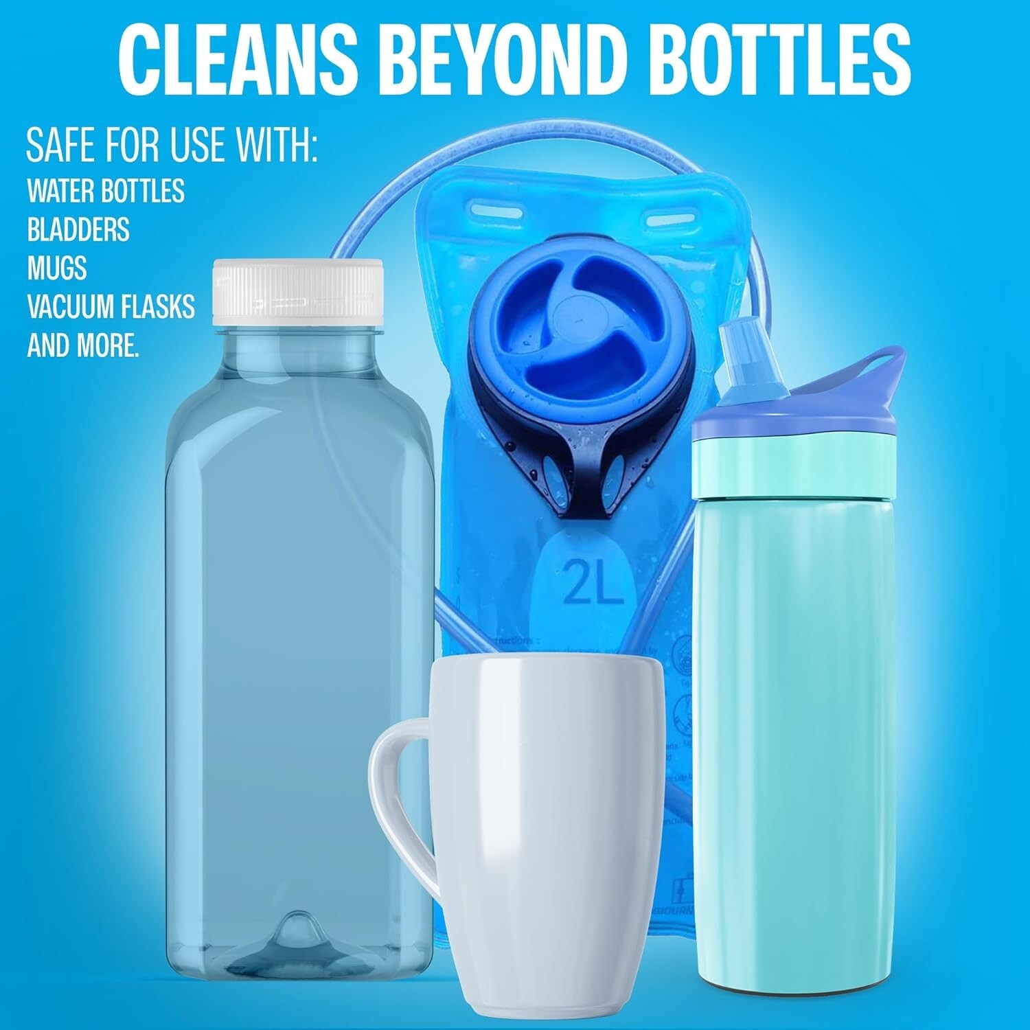 Water Bottle Cleaning Tablets “ 36pack Chlorinefree And Odorless Cleaner For Hyd