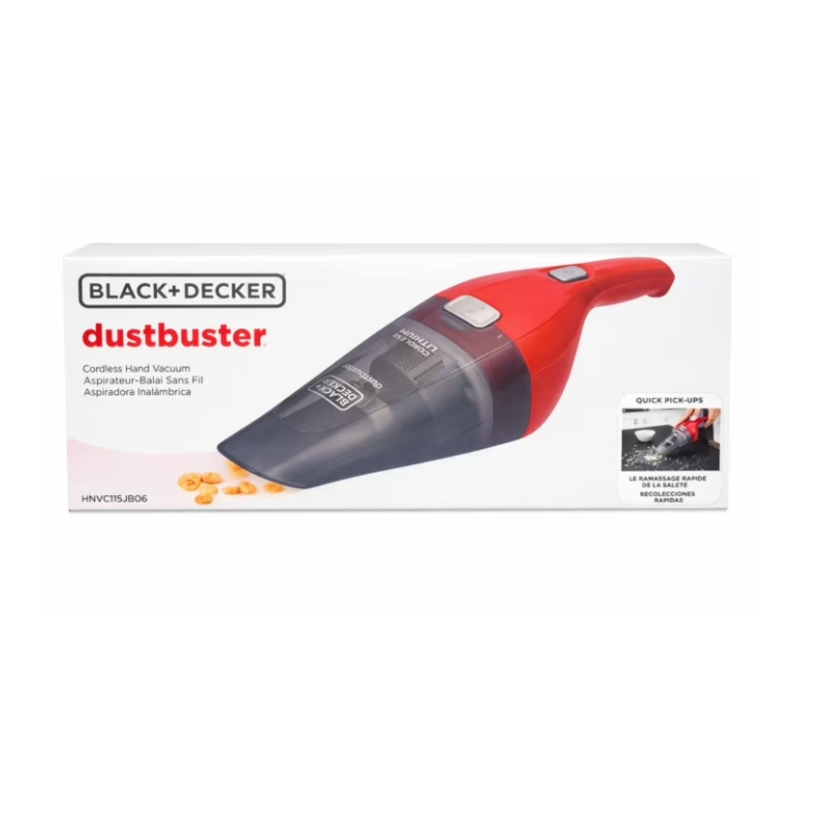 BLACK+DECKER Dustbuster Handheld Vacuum Red Car Pet Hair Cordless, NEW
