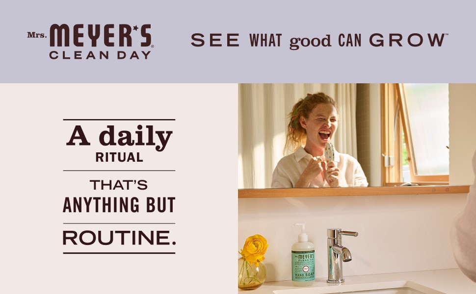 MRS. MEYER’S CLEAN DAY Vinegar Gel Cleaning Spray, Bathroom Use, No-Rinse