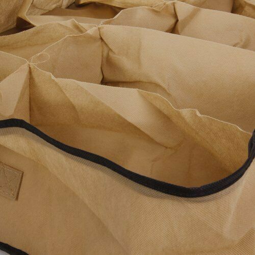 2Pcs 12 Pairs Under Bed Shoe Storage Organizer Holder Closet Box Bag with Zipper