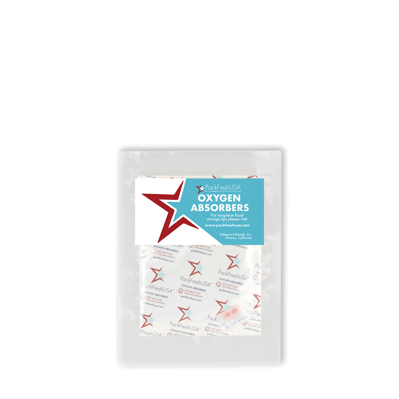 PackFreshUSA 2000cc Oxygen Absorbers Individually Sealed Food-Grade Non-Toxic