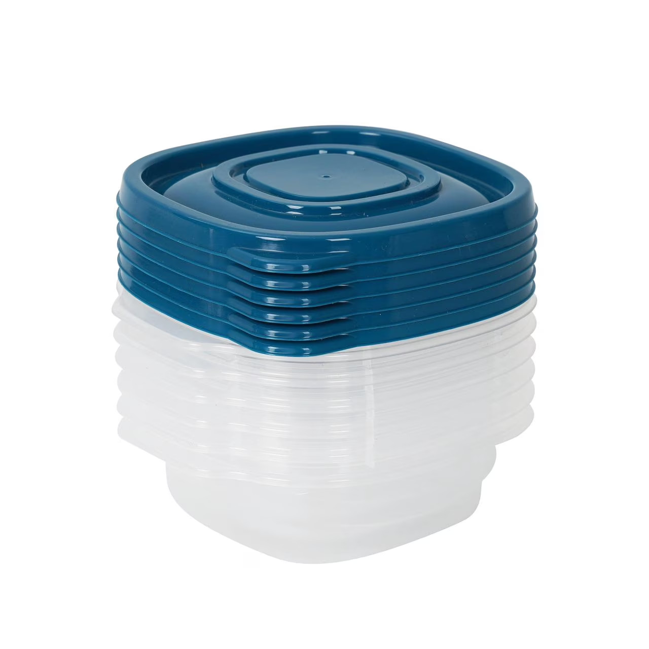 Mainstays Semi Durable Square 1.26Cup Plastic Food Storage Container 6 Pack, Bes