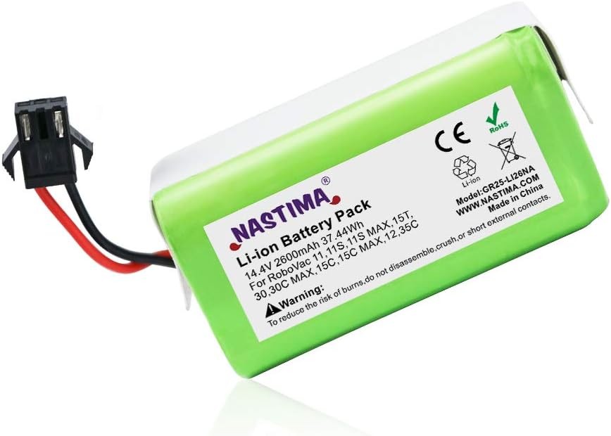 14.4V Li ion Battery Replacement for Eufy Robovac 11 11S 11S MAX 12 15C 15C MAX