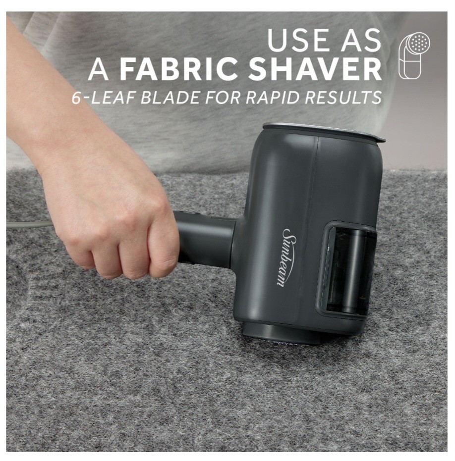 Sunbeam ReviveSystem 3 In 1 Steamer, Iron, Fabric Shaver 1000w Steam Pad Travel