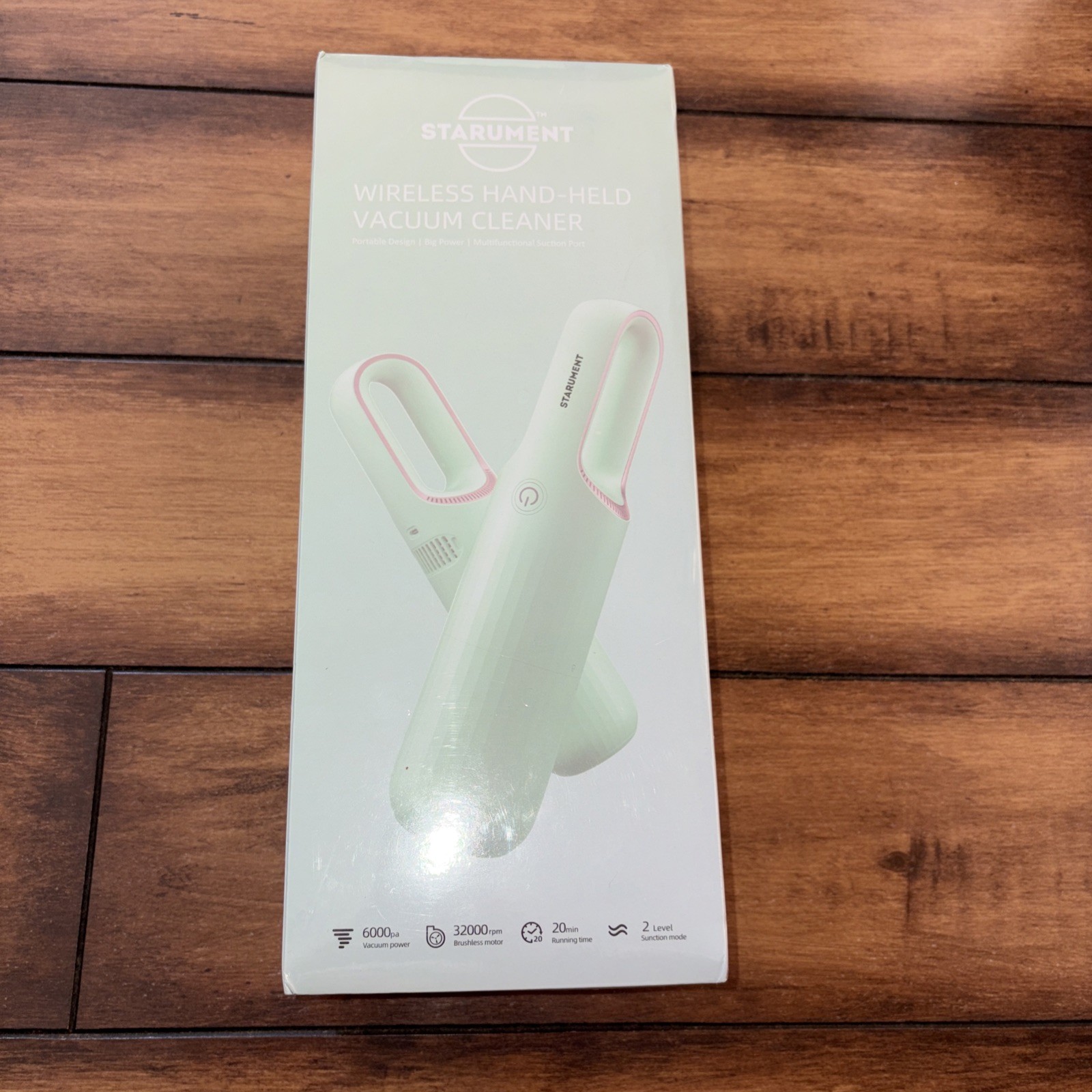 Starument Portable Handheld Cordless Vacuum Cleaner – Mint Green