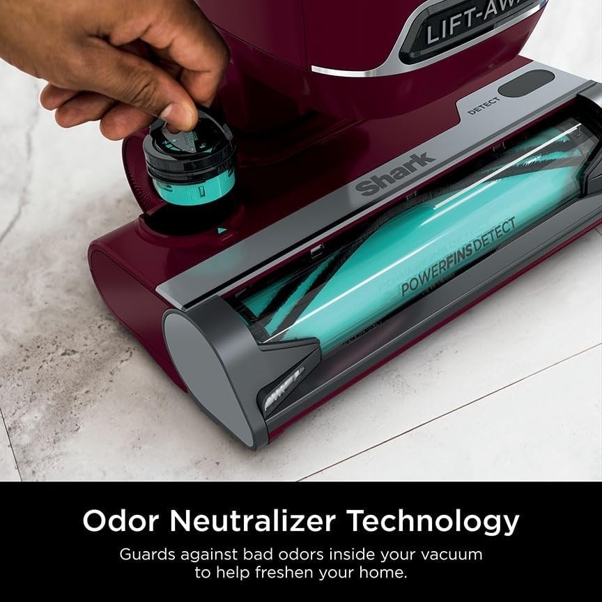 Shark Detect Lift-Away Upright Vacuum Pet-pro PowerFins Self-Cleaning Brushroll