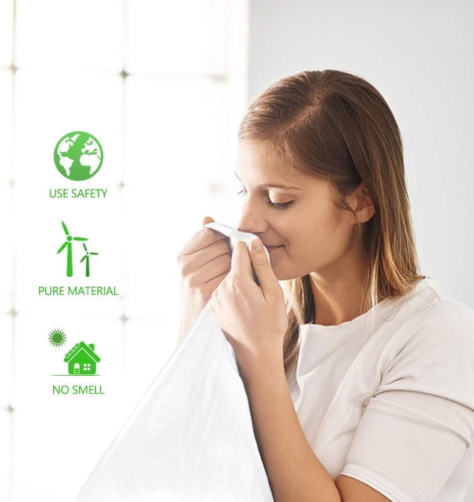 10 Gallon 200 Counts Medium Trash Bags Tall Kitchen Garbage Bags