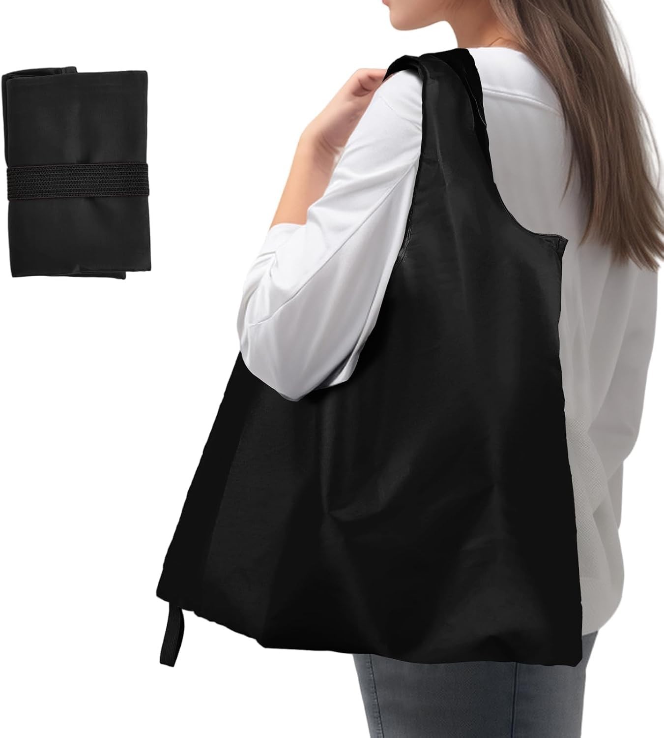Durable Water-Resistant Tote Bag: 35lb Capacity for Shopping & Outdoor Fun