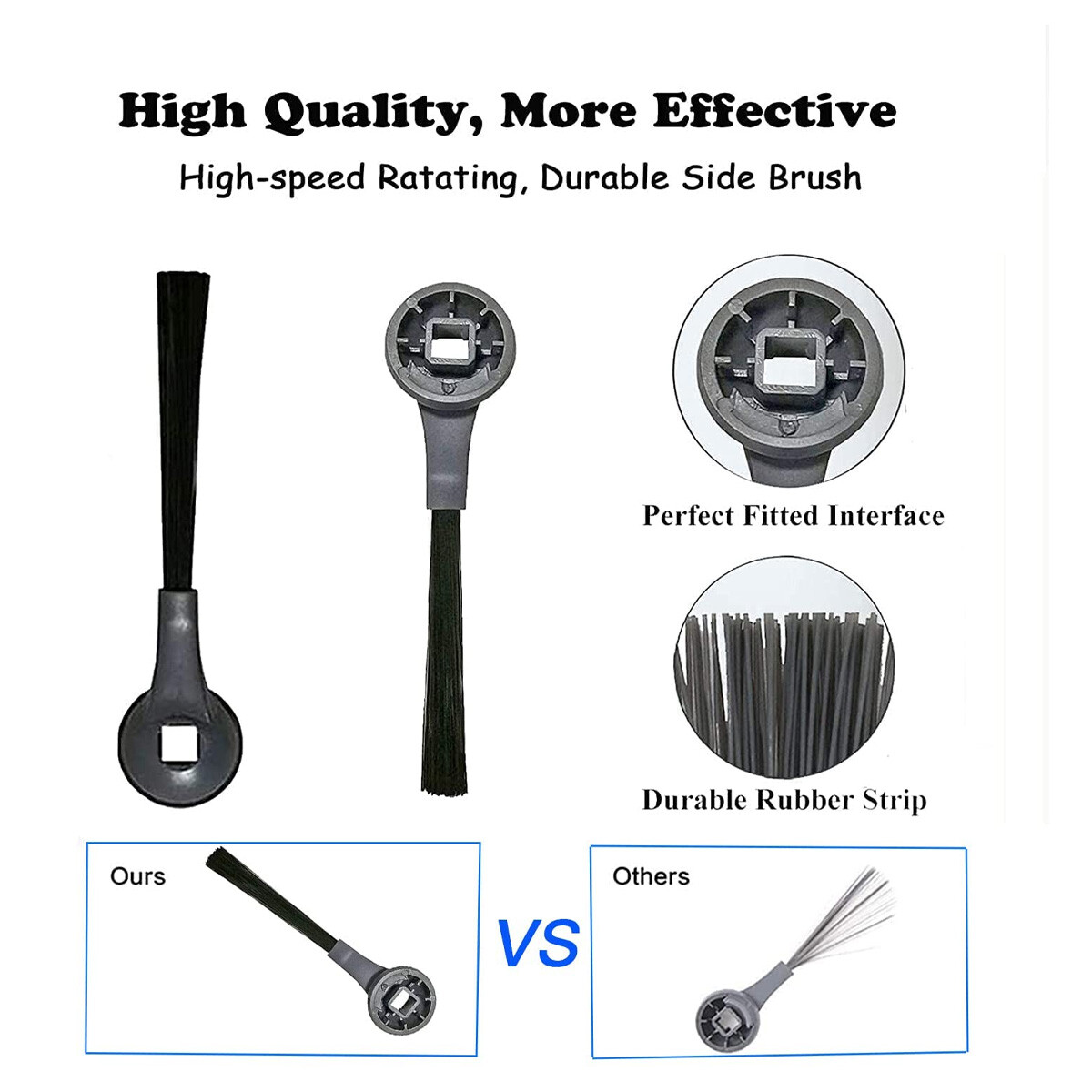 Main Brush Filters Side Brush For Shark Vacuum RV1001AE RV1100SRUS 1001 RV1000C